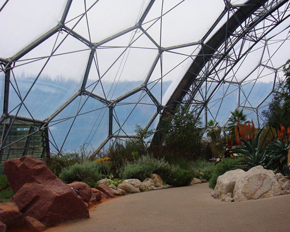 Eden project Mediterranean dome