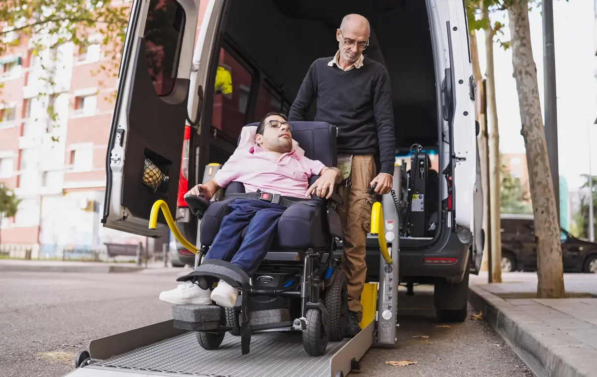Renting a wheelchair accessible vehicle as a disabled students