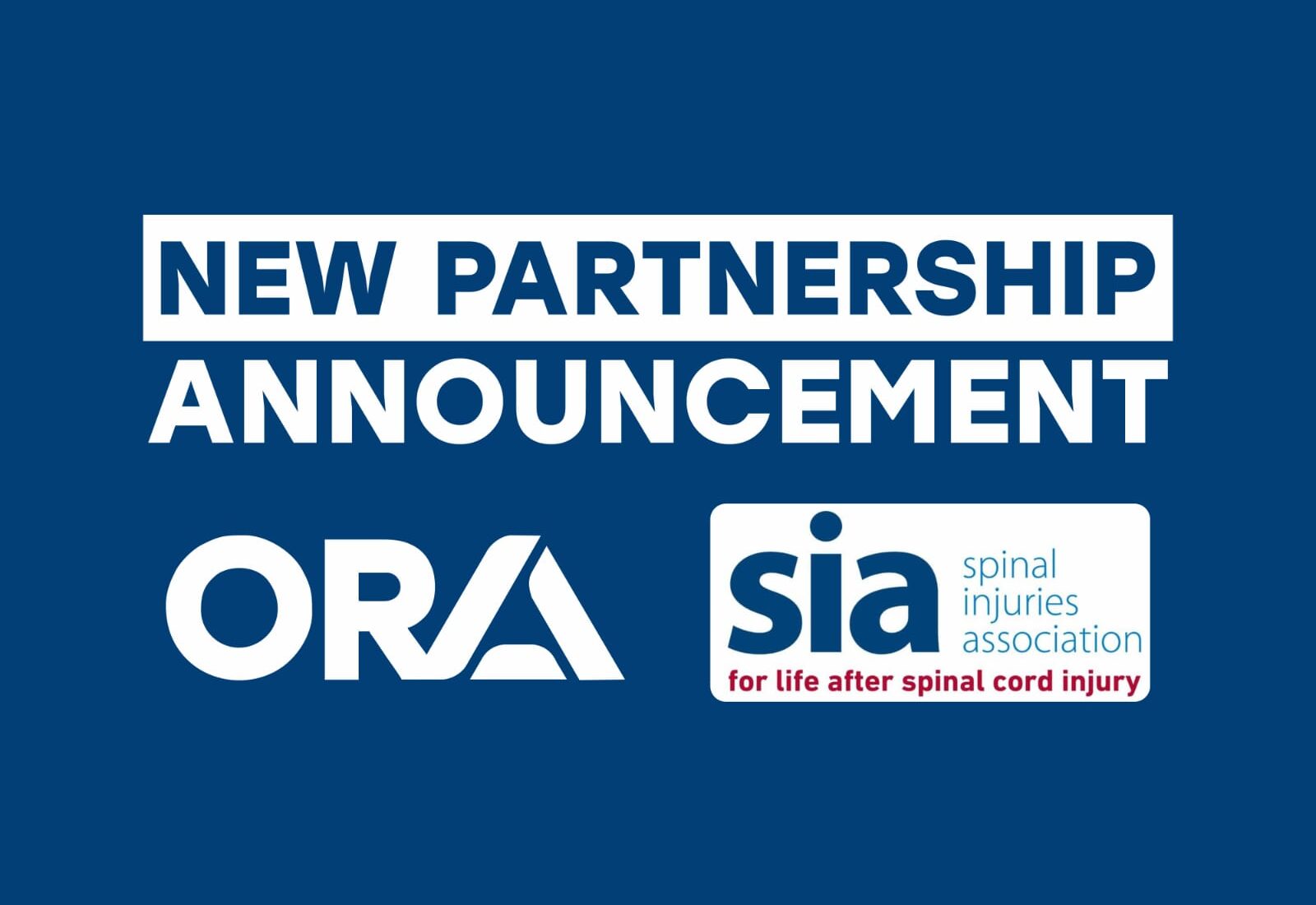 SIA and ORA Partner to Improve Mobility for Spinal Injuries