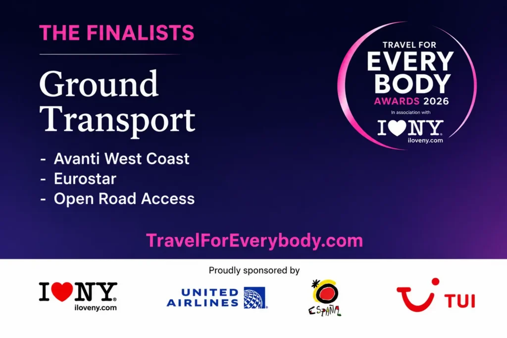 We're finalists at the travel for every body awards