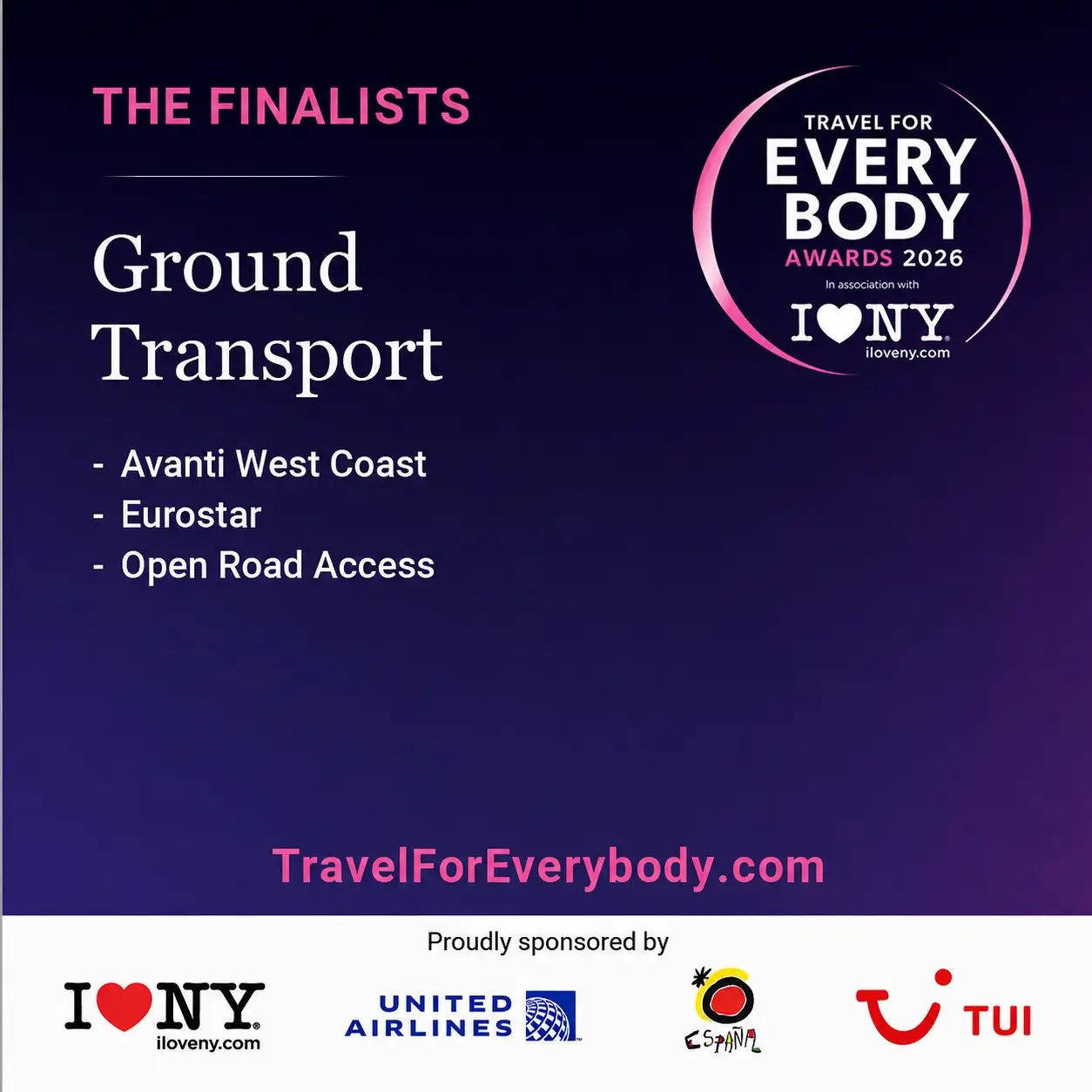 We're finalists at the travel for every body awards 2026